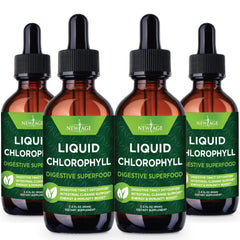 New Age Chlorophyll Liquid Drops 2 fl oz bottles pack of 4 - hero image