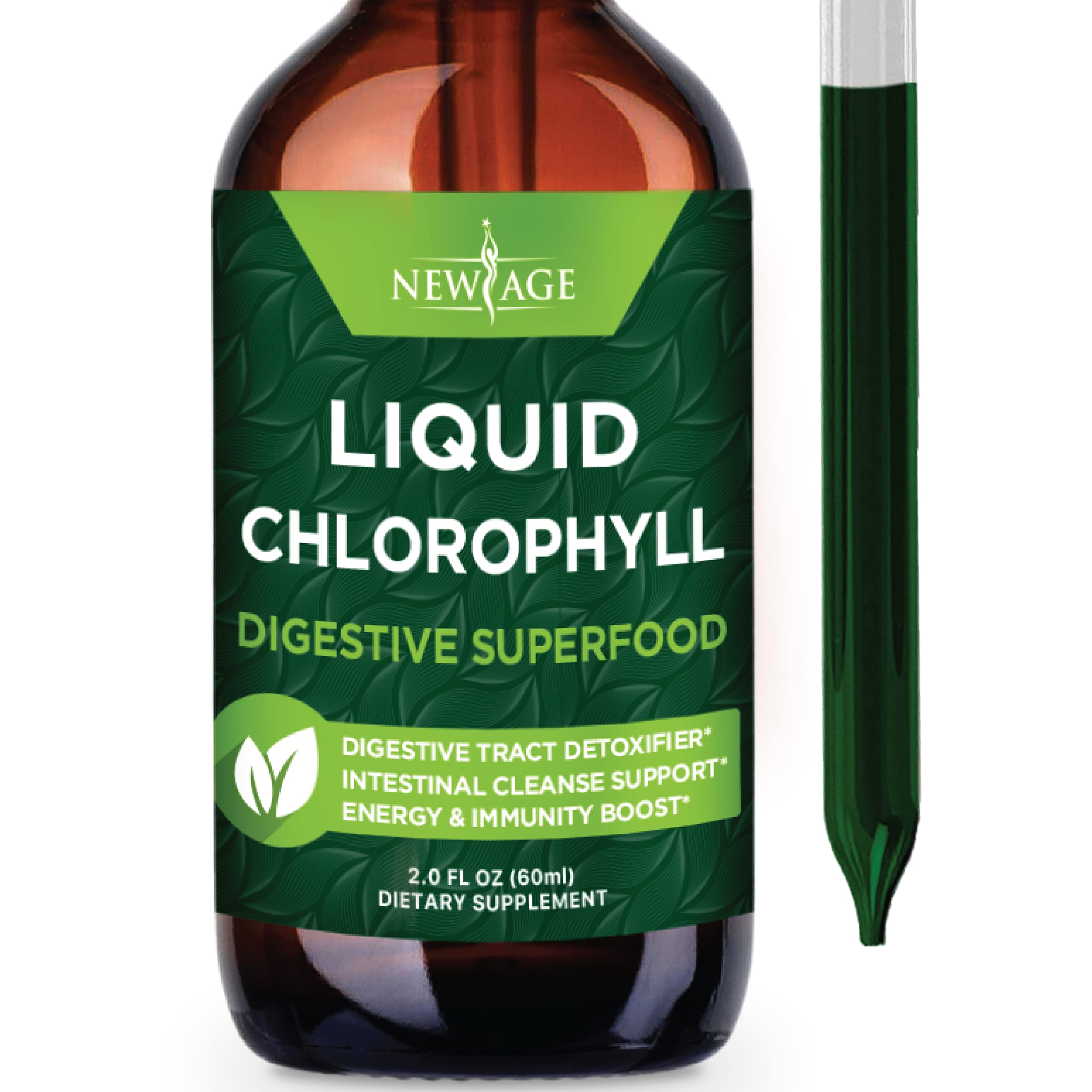 NEW AGE Chlorophyll Liquid Drops bottle front