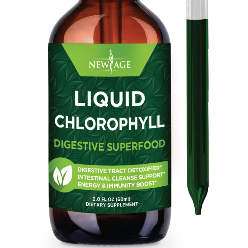 NEW AGE Chlorophyll Liquid Drops bottle front