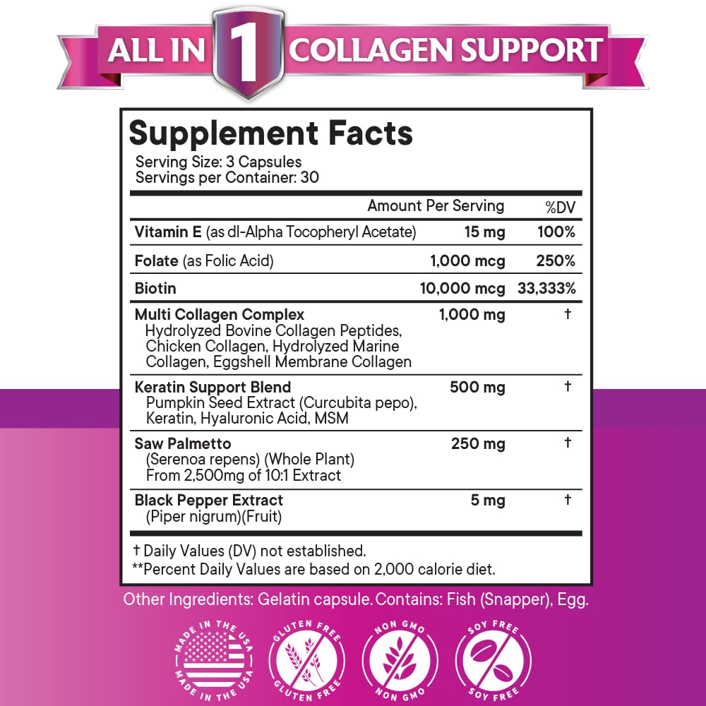NEW AGE Collagen Pills bottle on white background