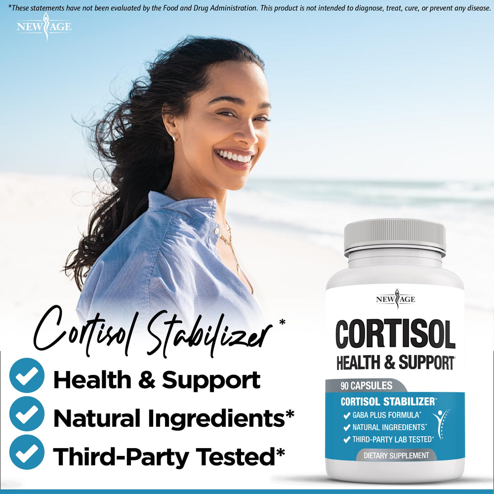 180-count bottle of NEW AGE Cortisol All-in-One for Women