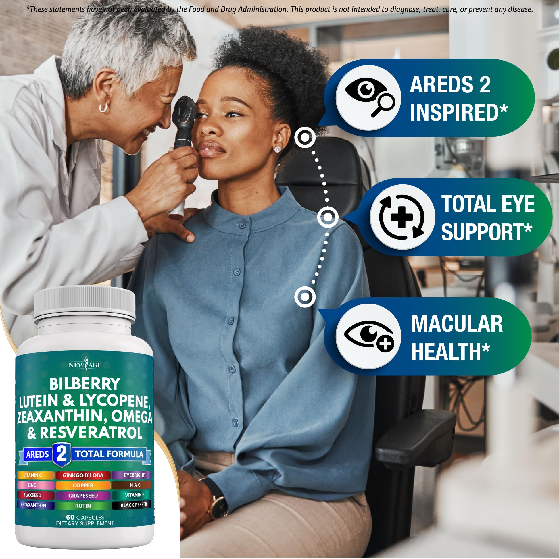 Capsules featuring astaxanthin and lycopene for eye health