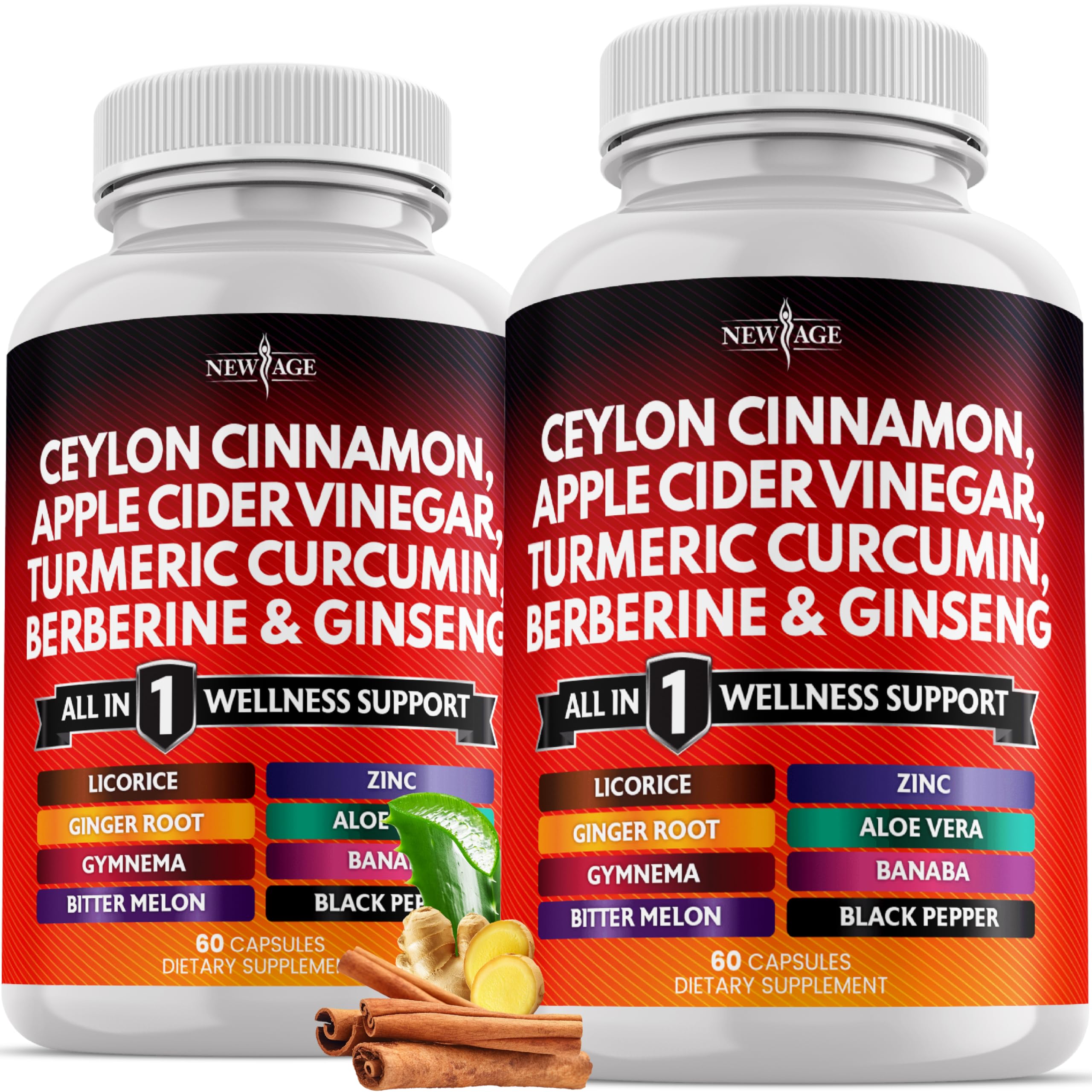 NEW AGE front packaging showing product identity and benefits