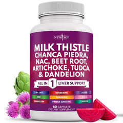 Liver support with milk thistle