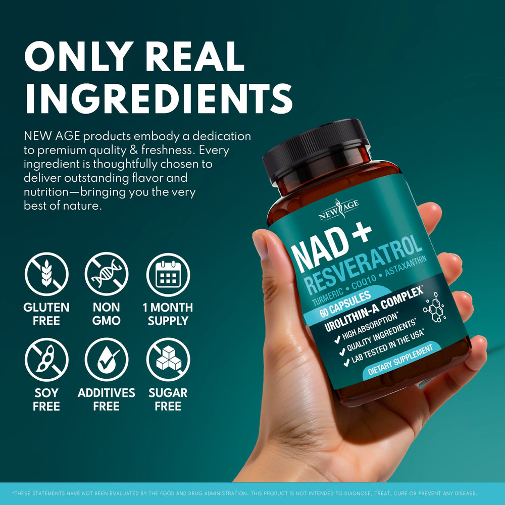 Active lifestyle person energized by NAD+ supplement