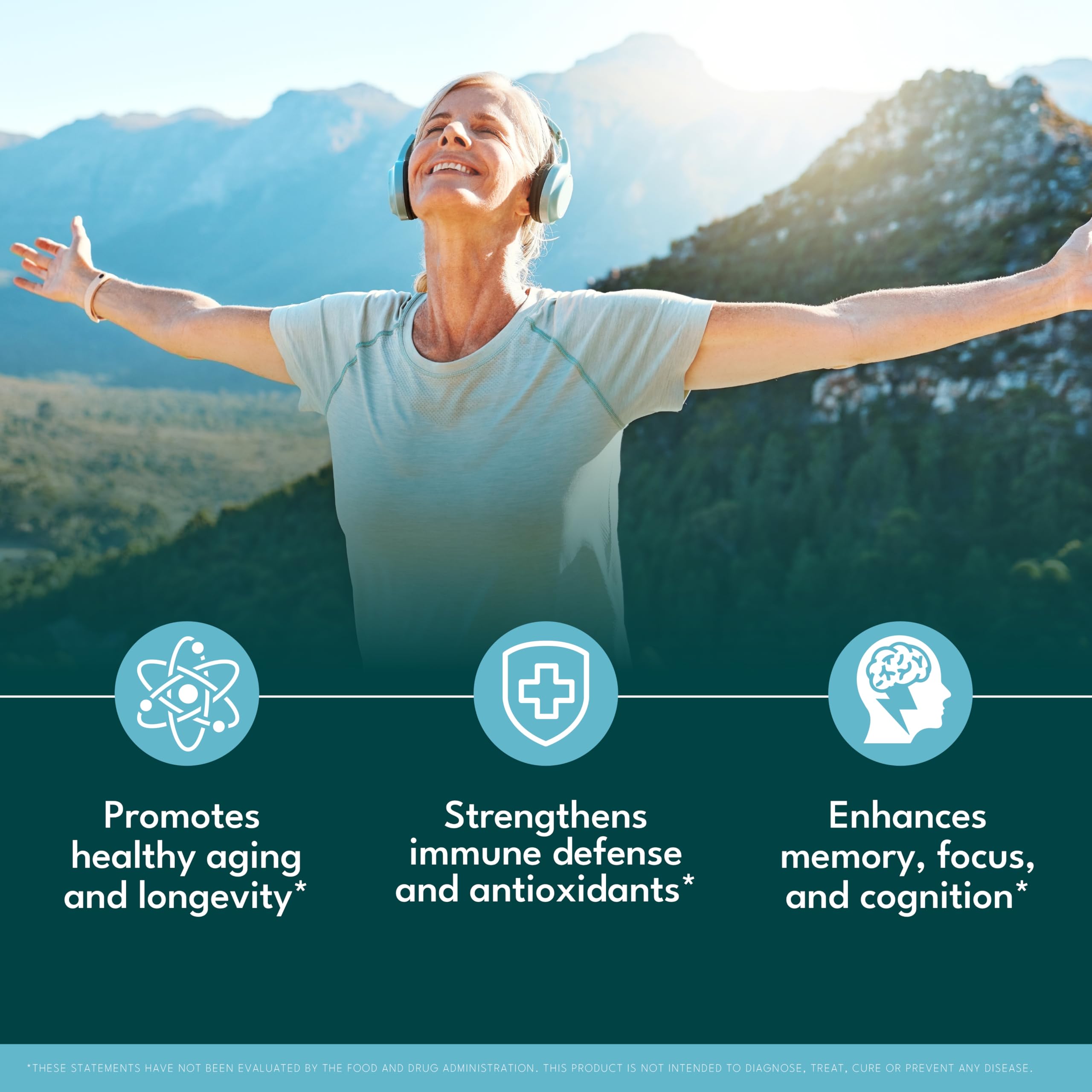 NEW AGE NAD+ Complex capsules closeup for easy daily use