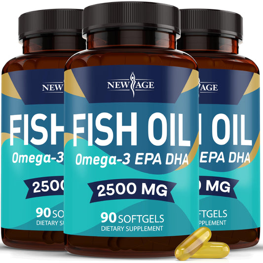 New Age Omega-3 Fish Oil 3-Pack hero image