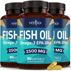 New Age Omega-3 Fish Oil 3-Pack hero image