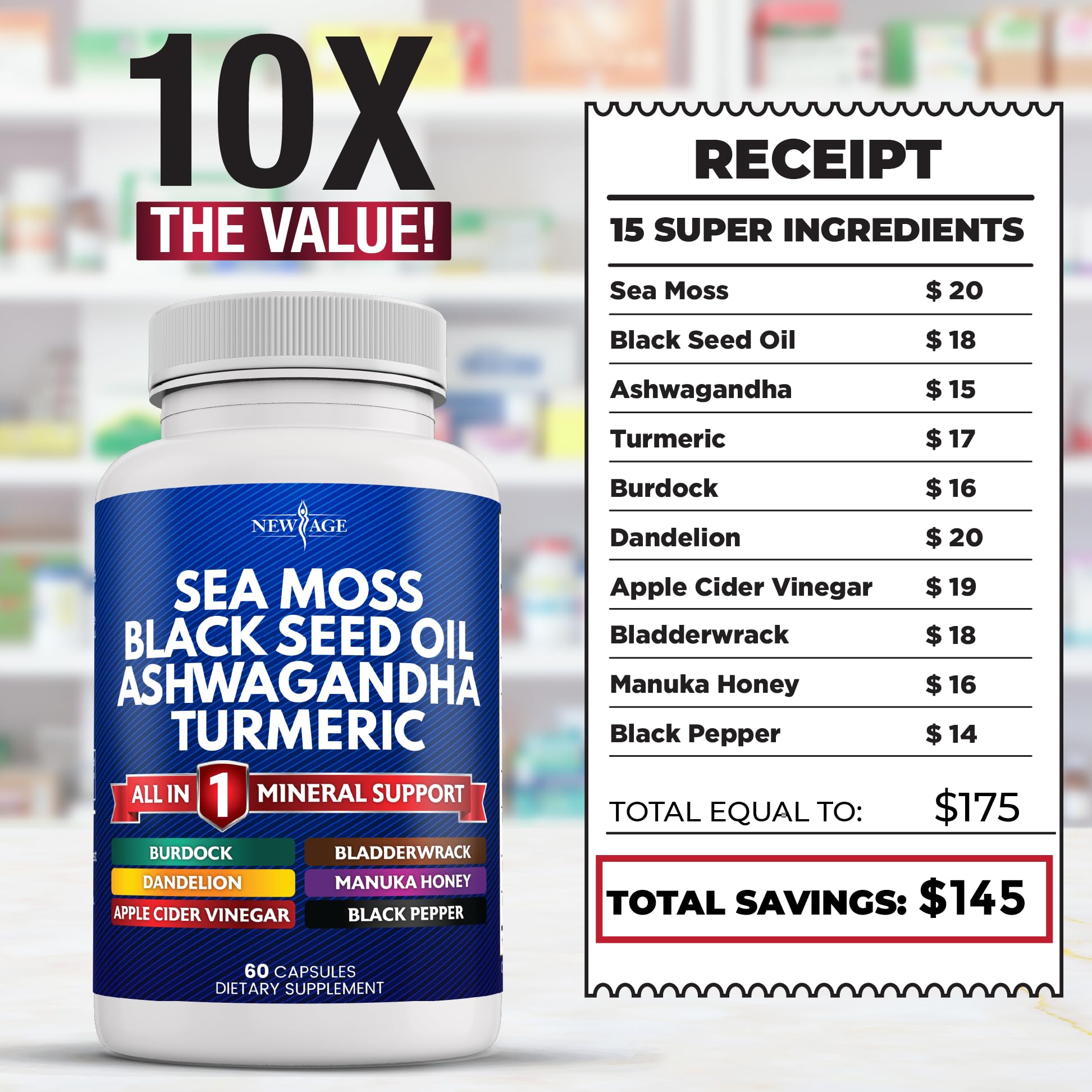 Manuka honey and black seed oil capsules