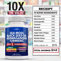 Manuka honey and black seed oil capsules