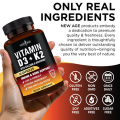 New Age trusted ingredients label