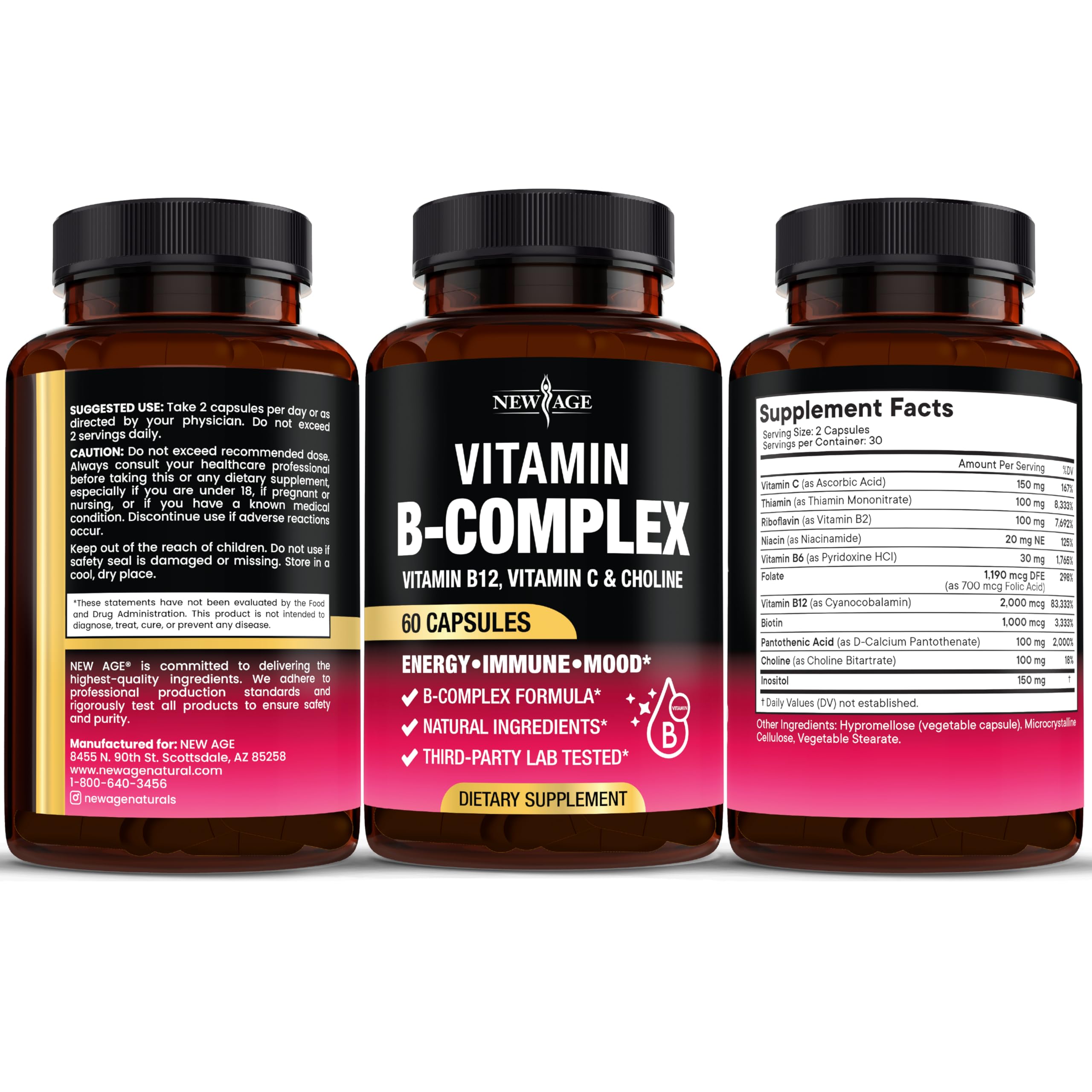 NEW AGE pill scoop shows convenient daily supplementation