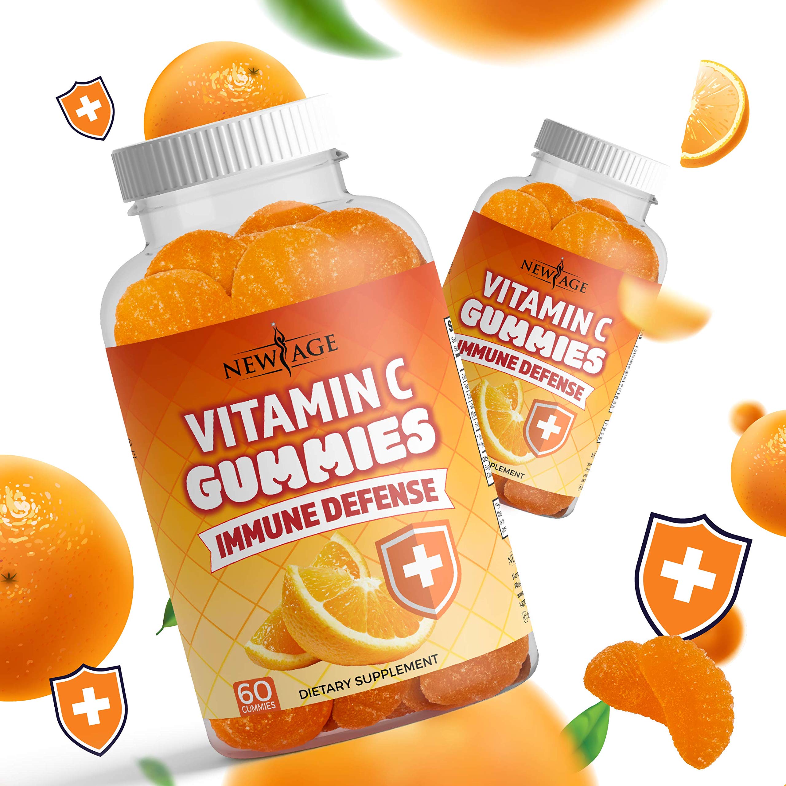 Family enjoying New Age Vitamin C Gummies Orange flavor