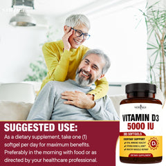Lifestyle image featuring New Age Vitamin D3 softgels
