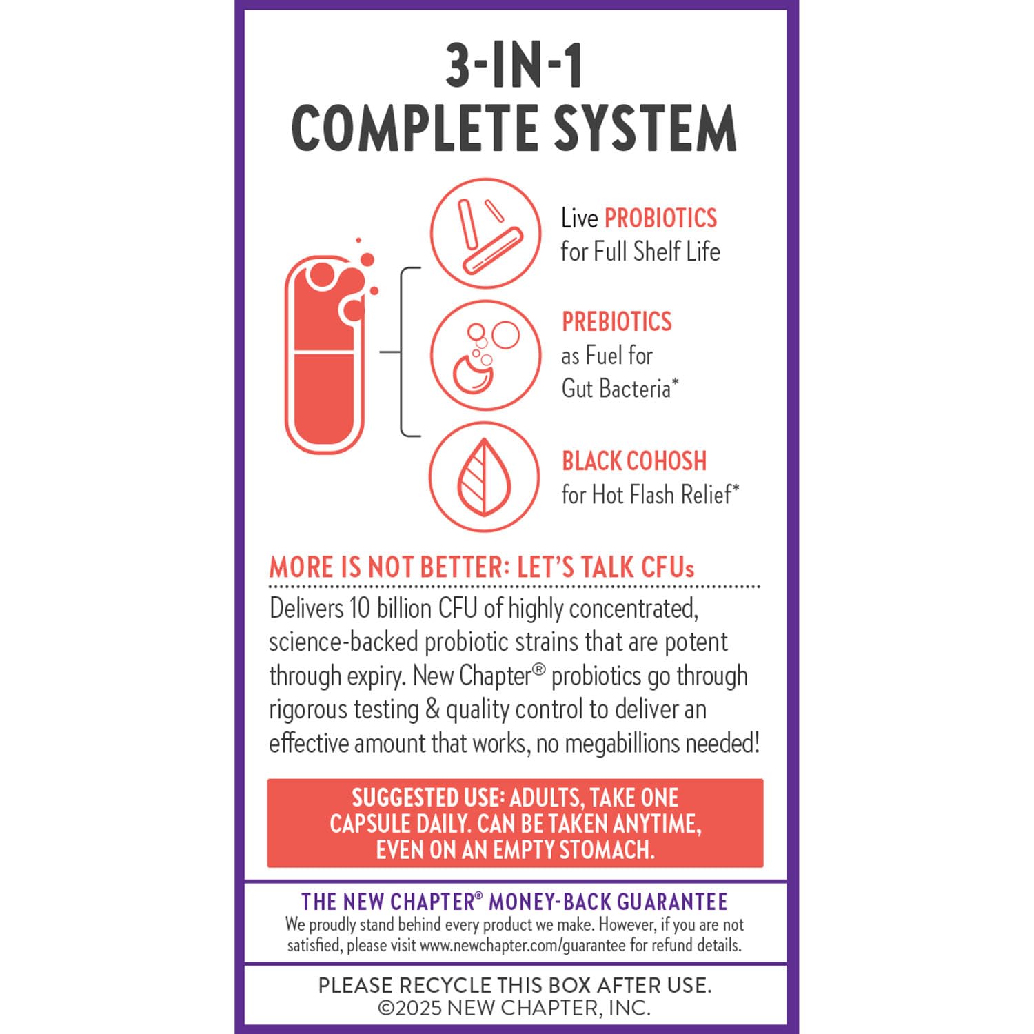 Prebiotic inulin fiber added to the formula