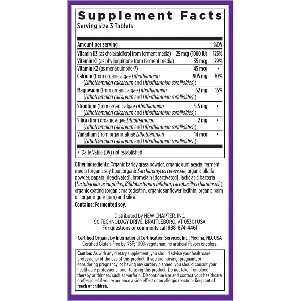 Magnesium and 70 whole-food trace minerals shown on label