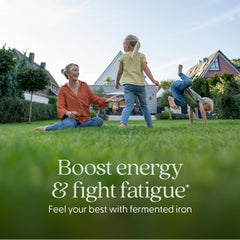 Vitamins and minerals included with iron: Vitamin C, Vitamin E, Folate, B12 and Zinc