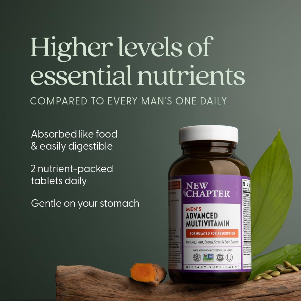 New Chapter logo with Organic certification label
