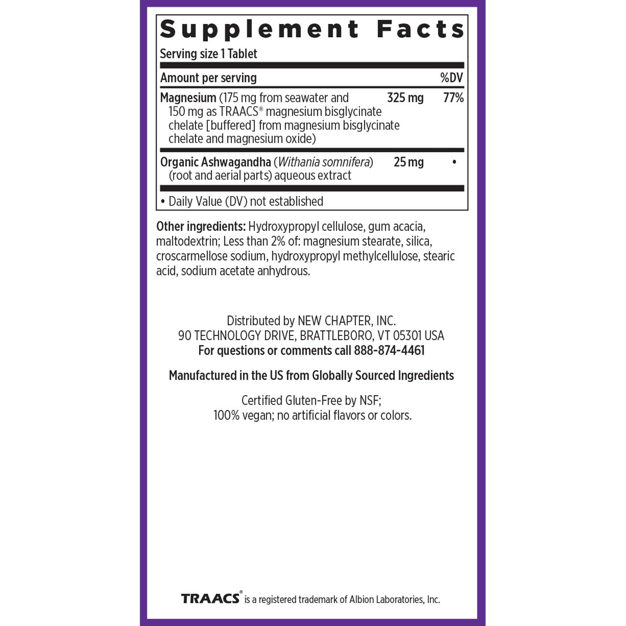 Non-GMO, gluten-free, vegan labeling on packaging