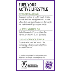 Active lifestyle shot showing post-exercise recovery with supplement