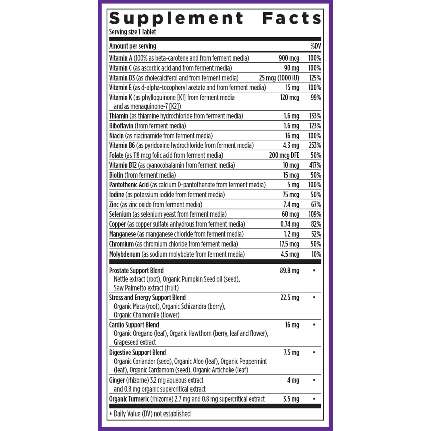 Packaging and bottle of New Chapter Men's Multivitamin 40+