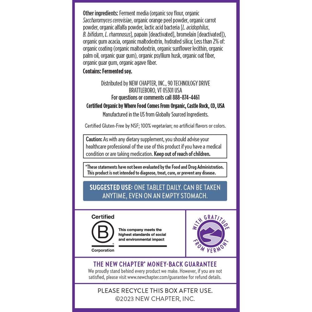 Kosher and gluten-free certifications on bottle