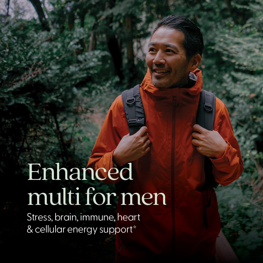 Close-up of capsules from New Chapter Men's Multivitamin