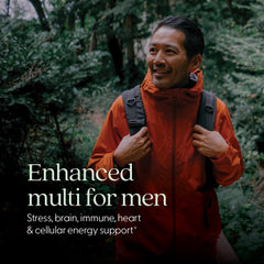 Close-up of capsules from New Chapter Men's Multivitamin