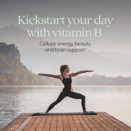 Close-up of the New Chapter Vitamin B Complex label