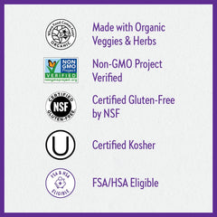 Label close-up highlighting methylfolate and iron content