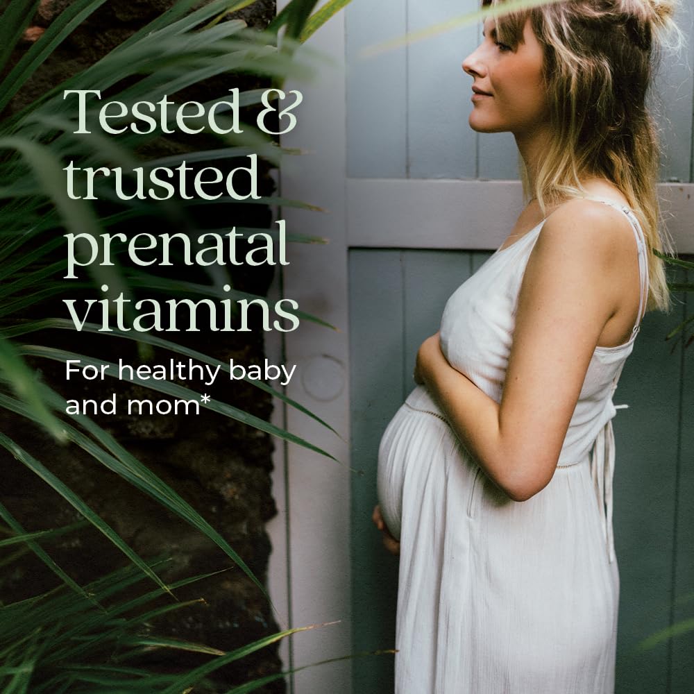 New Chapter Prenatal ginger detail highlighting nausea-relief potential.