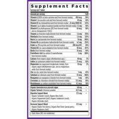 New Chapter 55+ ingredients panel showing astaxanthin and probiotics-fermented nutrients