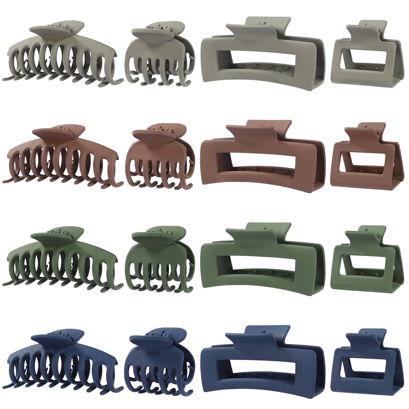 New Live large rectangle hair claw securing thick hair all day