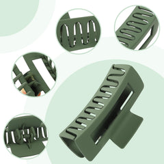 New Live small rectangle hair claw holds fine hair securely