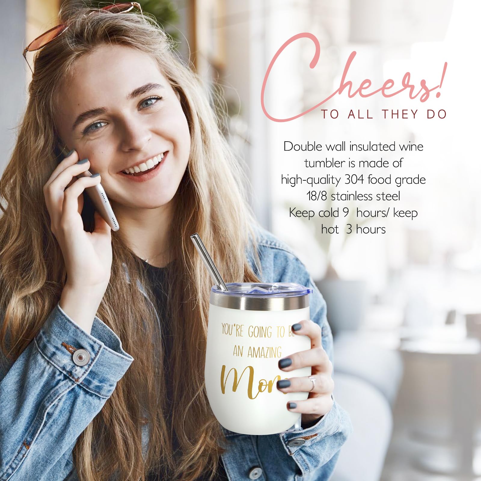 Lavender scented candle for self-care after birth