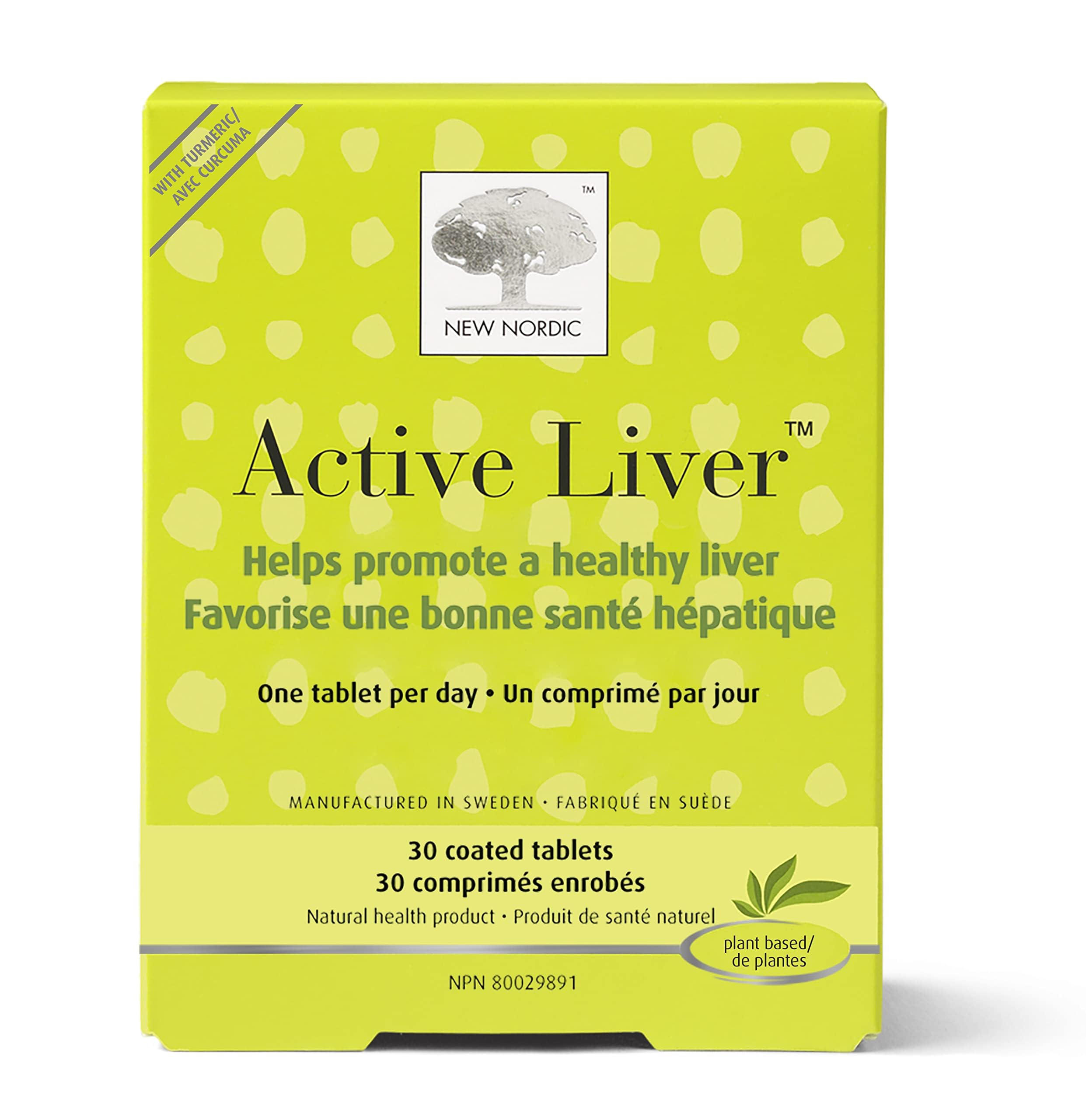 NEW NORDIC Active Liver bottle and packaging