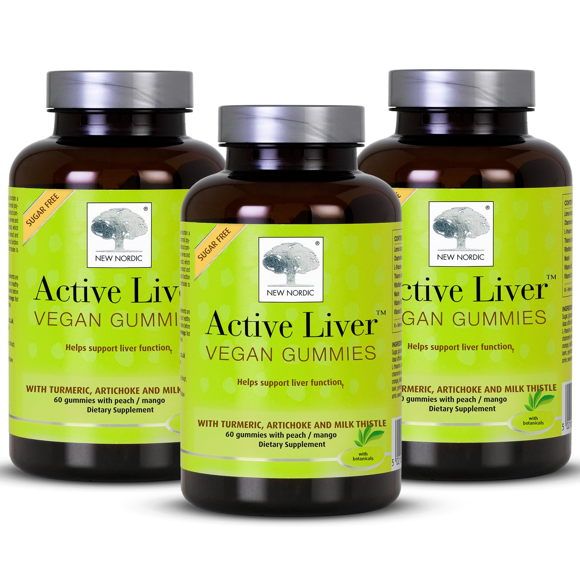 New Nordic Active Liver Gummies bottle front view