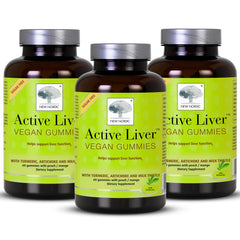 New Nordic Active Liver Gummies bottle front view for daily liver support.