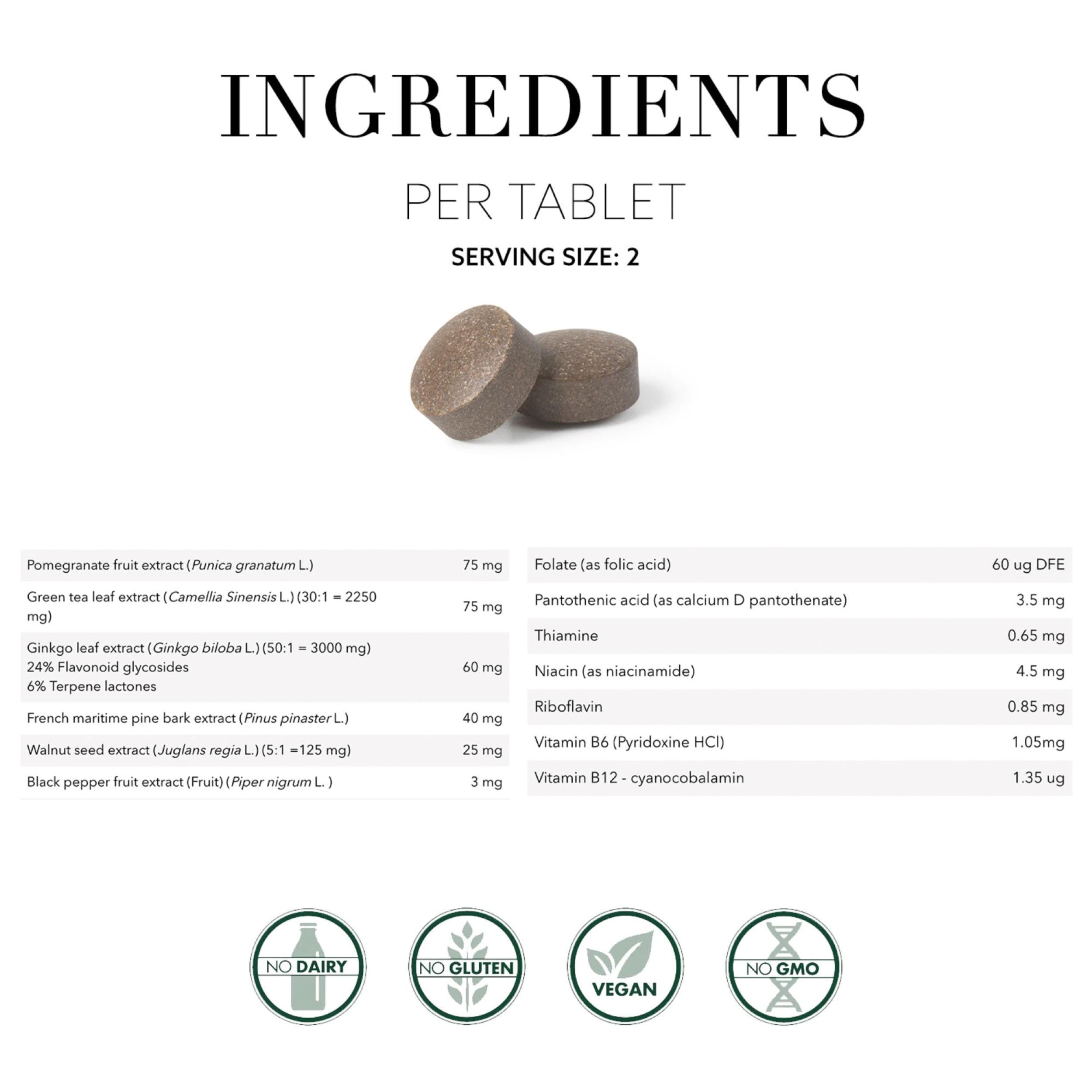 Green tea extract imagery for Clear Brain cognitive support