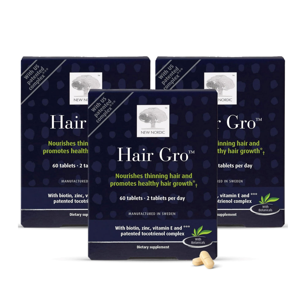 New Nordic Hair GRO bottle front view