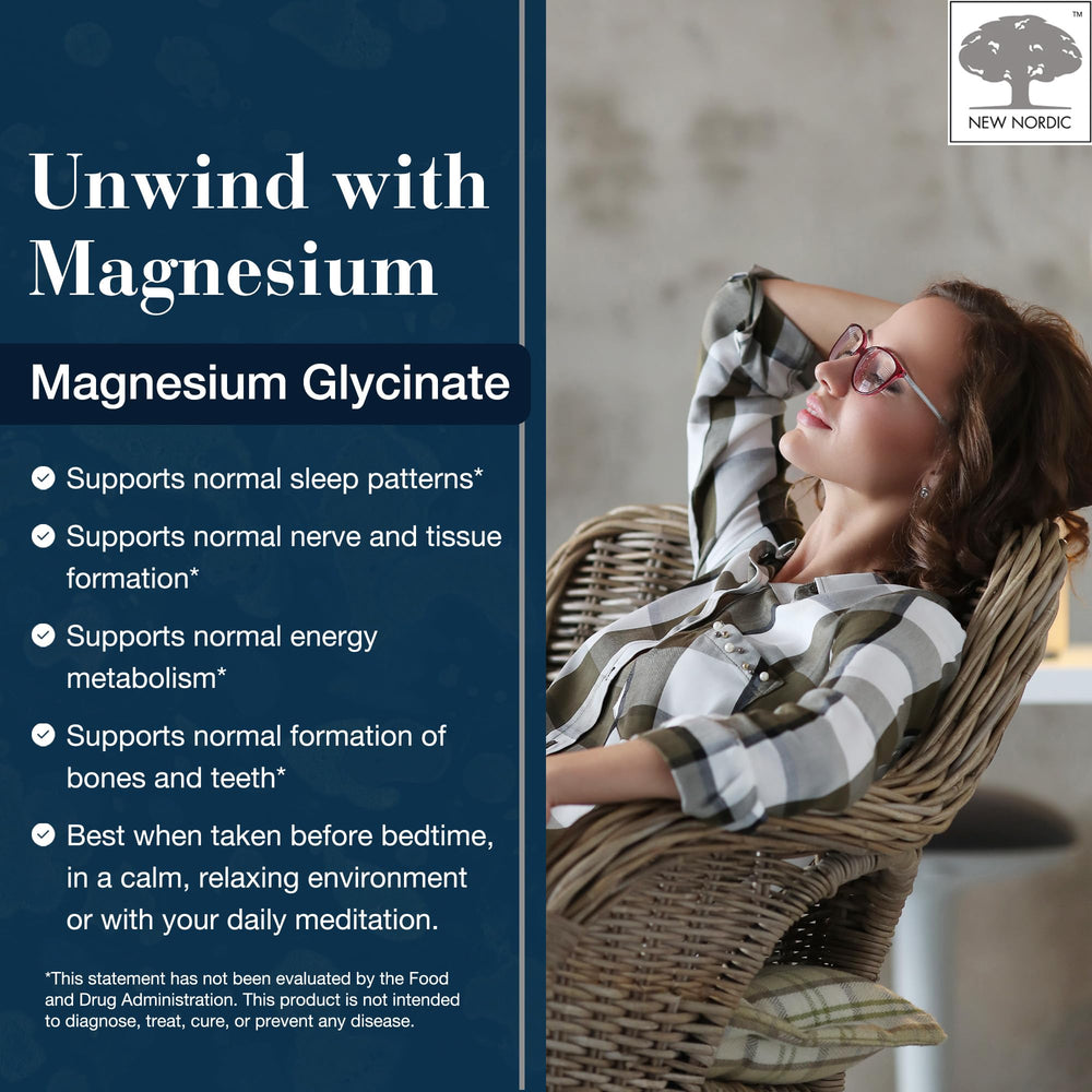 Pine bark extract in New Nordic Magnesium Glycinate formula