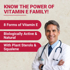 Vitamin E 400 IU bottle label showing 8 active forms