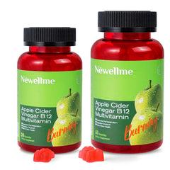 NewellMe Sugar-Free Apple Cider Vinegar Gummies bottle front