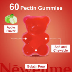 Gummies in a bottle ideal for energy and gut health support