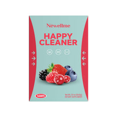 NewellMe Happy Cleaner Super Greens Berry Drink Mix – 14 Packets