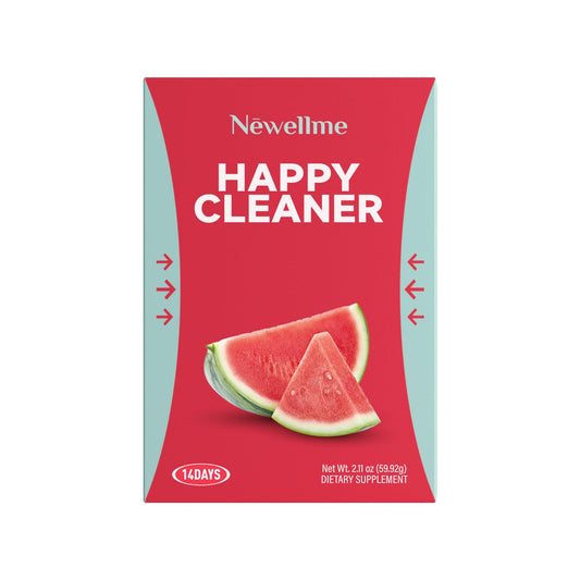 NEWELLME Happy Cleaner Super Greens Powder watermelon flavor sachet