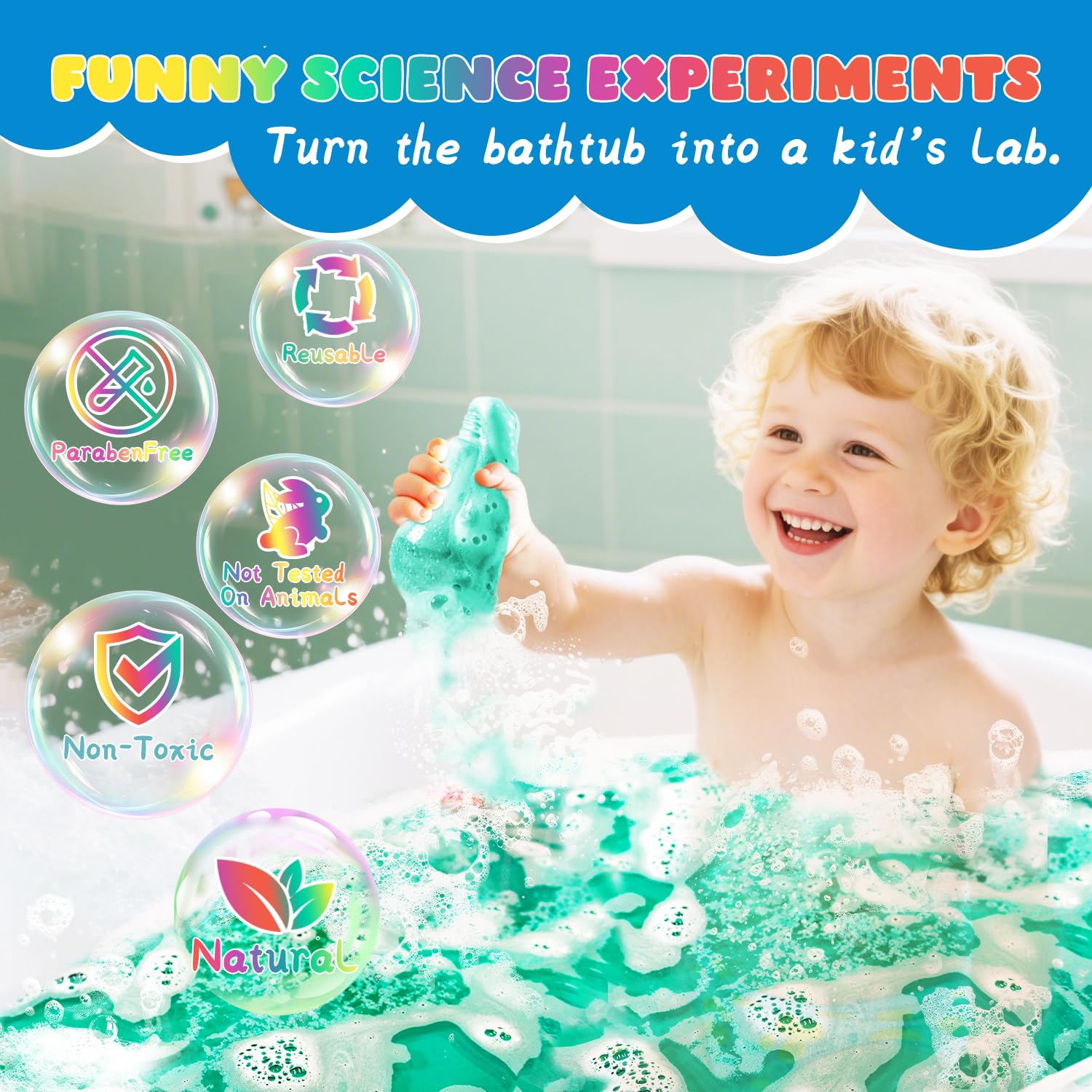 NEWFEIFAN Potions bath bombs gift set delights kids at birthdays and holidays.