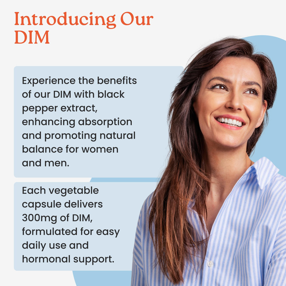 DIM estrogen balance and menopause relief