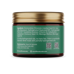NewLife Naturals JButter Balm texture closeup demonstrates melt-in feel for delicate vulva skin.