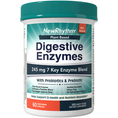 NewRhythm Digestive Enzymes bottle label